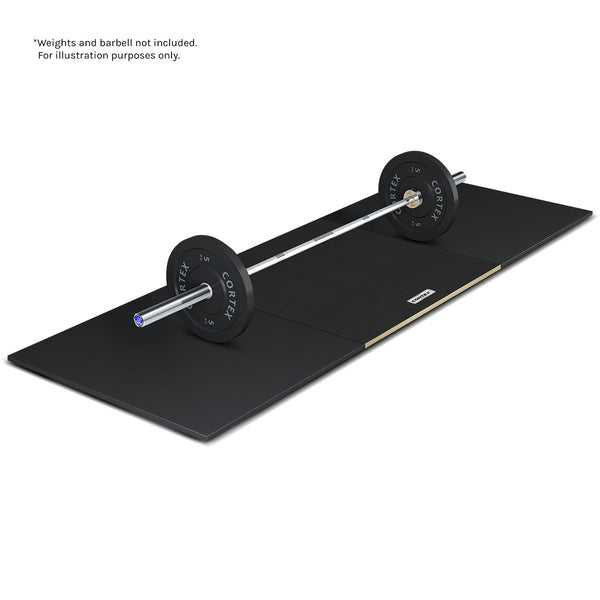 CORTEX 50mm Weightlifting Platform V2 with Dual Density Mats - Ebony (3m x 1m)