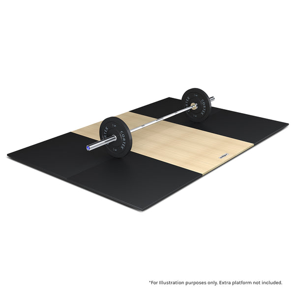 CORTEX 50mm Weightlifting Platform V2 with Dual Density Mats - Natural (3m x 1m)