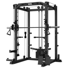 CORTEX SM-20 6-in-1 Power Rack with Smith & Cable Machine + BN-9 Bench + Standard 100kg Tri-Grip Weight Plate & Barbell Package