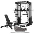 Cortex SM-25 6-In-1 Power Rack with Smith & Cable Machine + BN-9 Bench + 100kg Standard Tri-Grip Weights Package