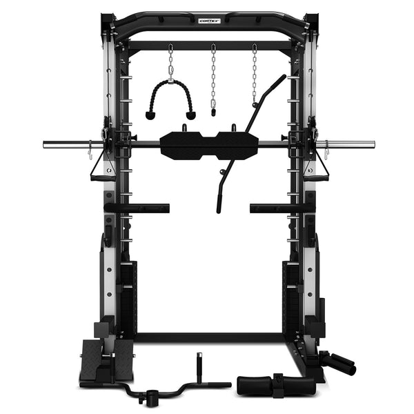 CORTEX SM-25 6-in-1 Power Rack with Smith & Cable Machine