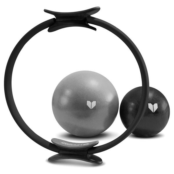 38cm Pilates Ring + 15cm Small & 22cm Medium Pilates Ball