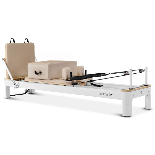 Contour Pro Aluminium Pilates Reformer Machine (Beige)