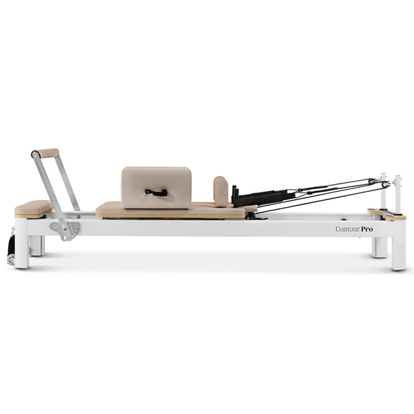 Contour Pro Aluminium Pilates Reformer Machine (Beige)