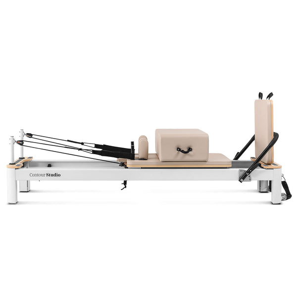 Contour Studio Commercial Pilates Reformer Machine (Beige)