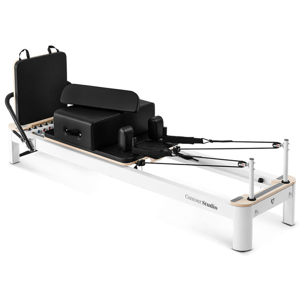 Contour Studio Commercial Pilates Reformer Machine (Black)