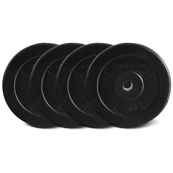 CORTEX 10kg EnduraShell 25mm Standard Plates (Set of 4)